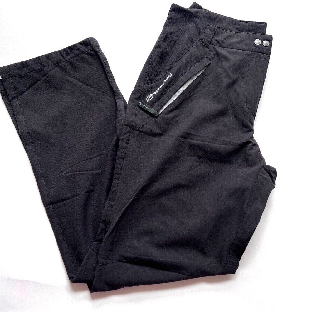 Sprayway Vega Pants Size 29 Black Zippered Pockets Lightweight